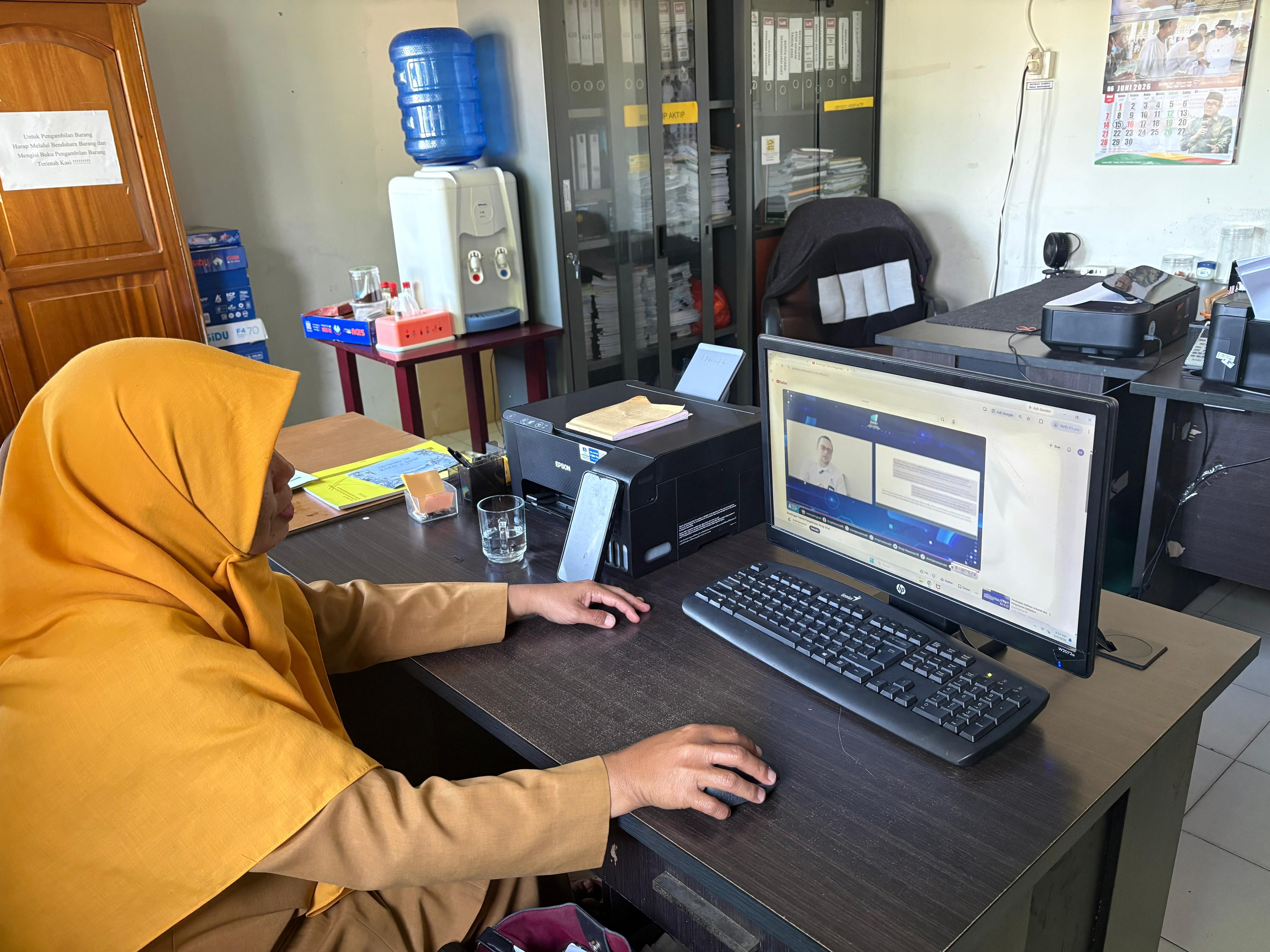 Zoom Meeting Bimtek Pengelolaan Arsip Vital